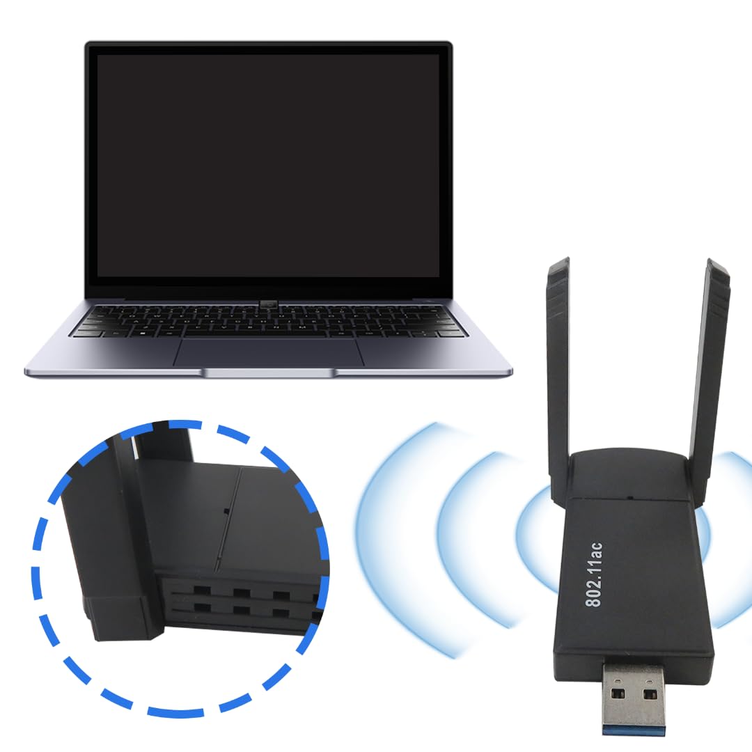 AC1300Mbps USB 3.0 Dual Band Wireless WiFi Adapter D532