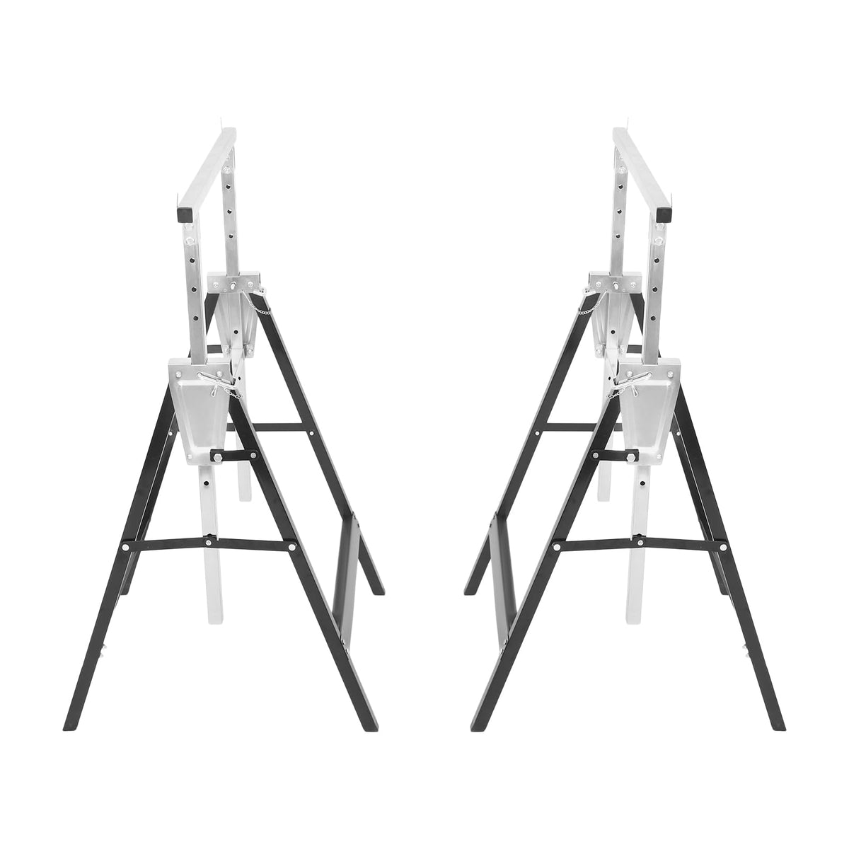 2 Pack Heavy Duty Adjustable Folding Saw Horses E4544