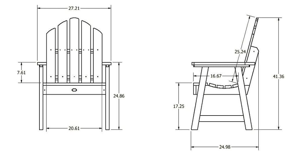 Patio and Garden Chair, Federal Blue P5164