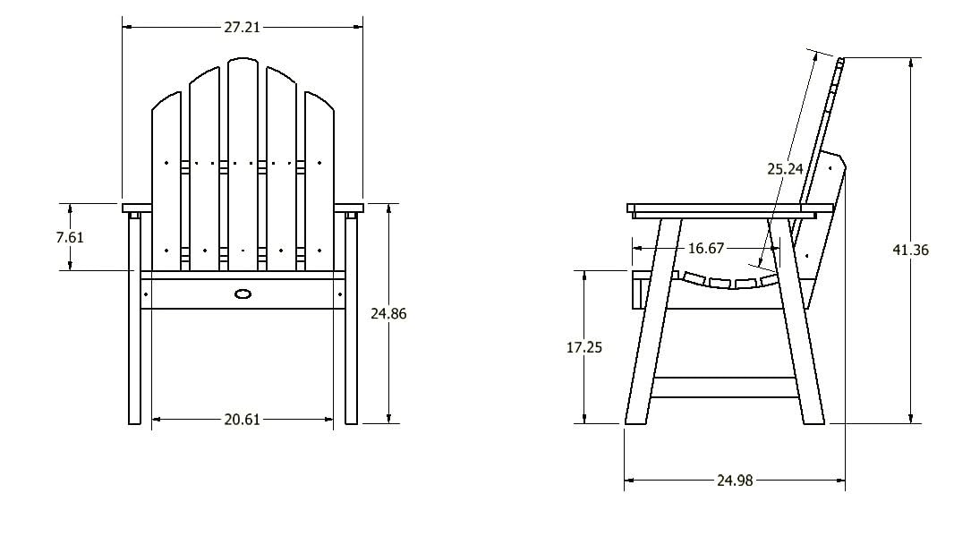 Patio and Garden Chair, Federal Blue P5164