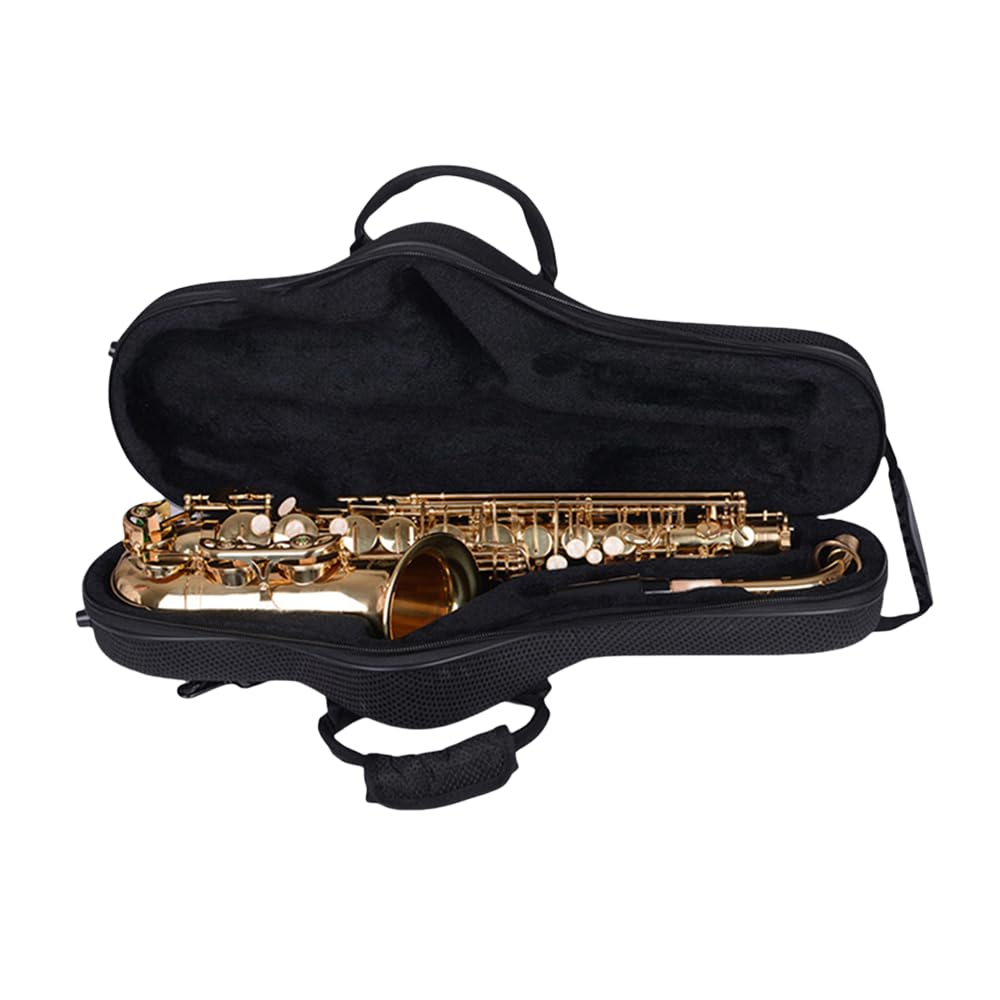 Alto Saxophone Case, Nylon with Backpack Straps, Lightweight Gig Bag H83581
