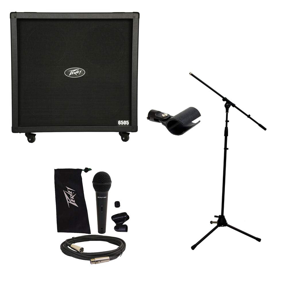 4x12 Guitar Speaker Cabinet with Mic and Stand D400875