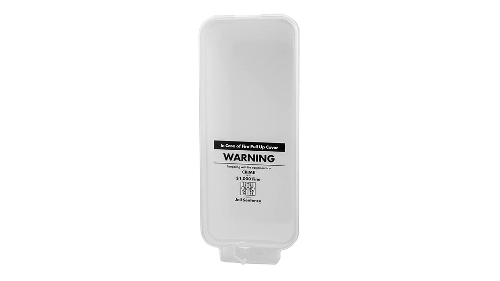3 Pack White Wall-Mounted Fire Extinguisher Cabinet with Clear Pull-Cover Z341