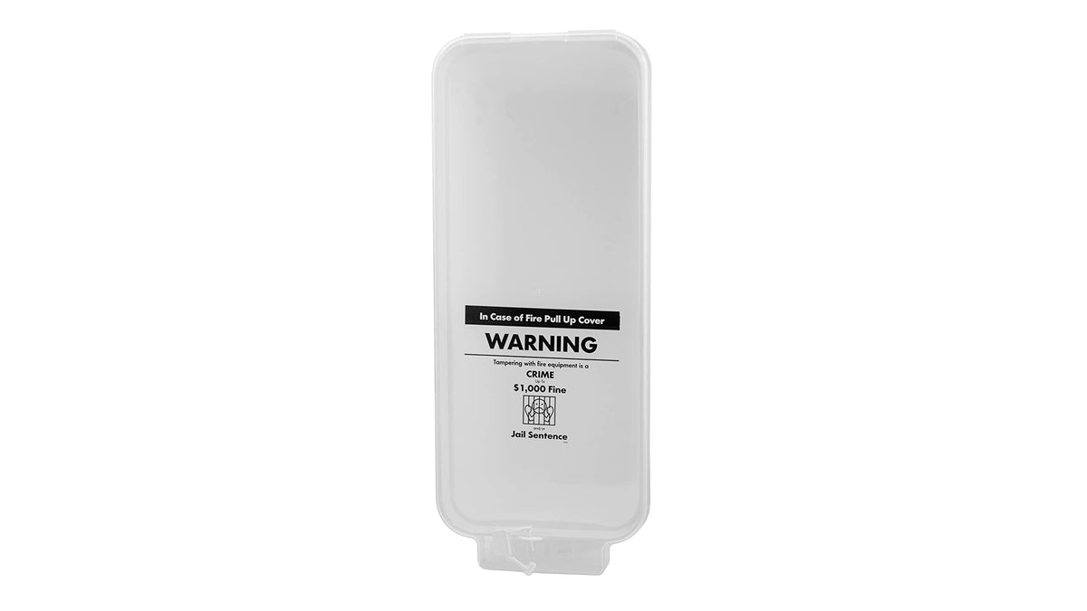3 Pack White Wall-Mounted Fire Extinguisher Cabinet with Clear Pull-Cover Z341