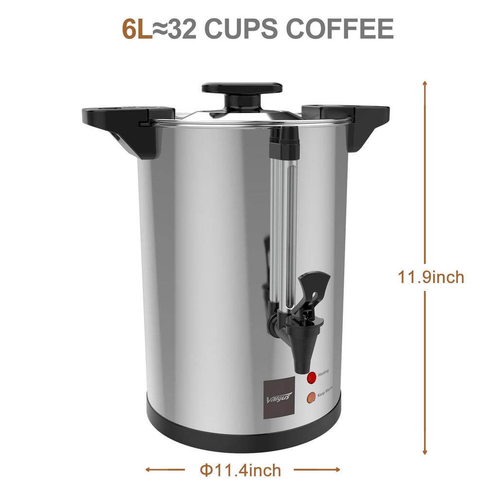 32-Cup Stainless Steel Electric Coffee Urn Q396104