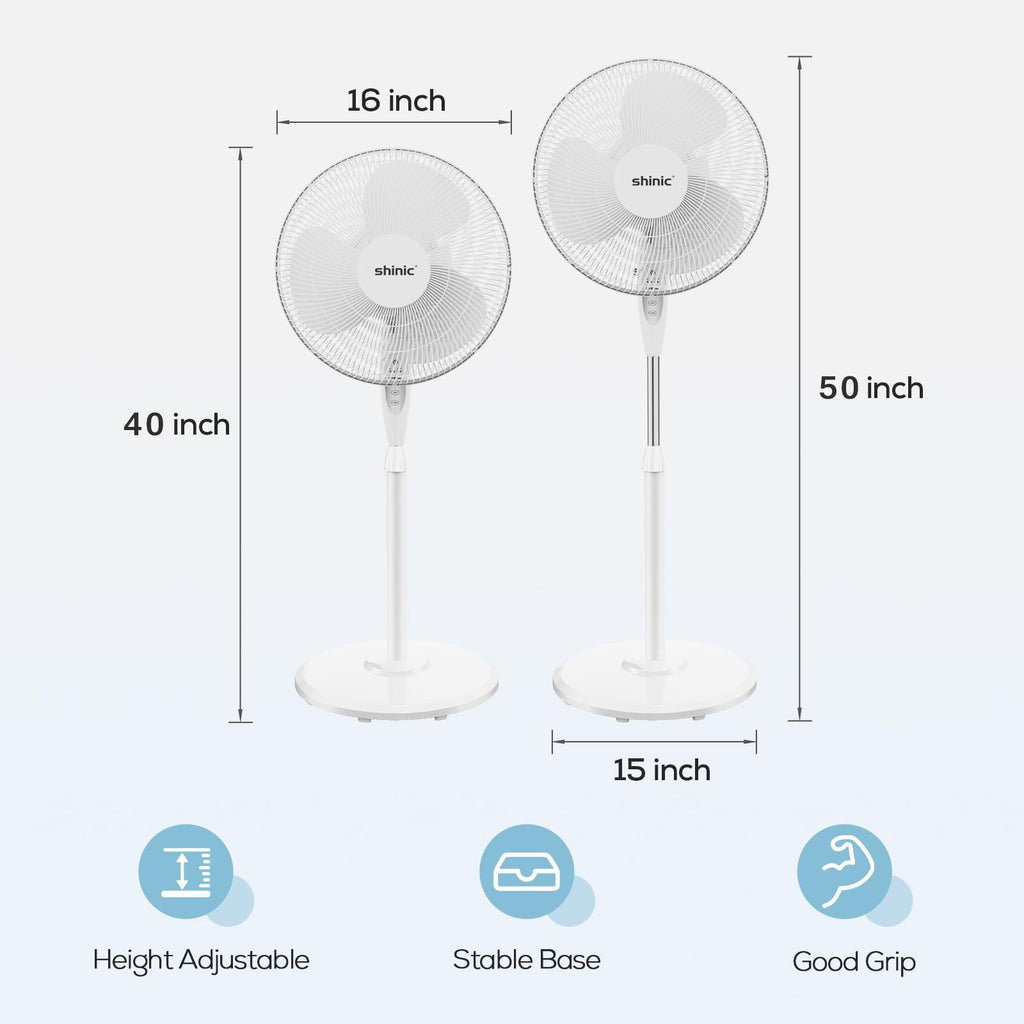 16'' Oscillating Pedestal Fan with Remote V2524