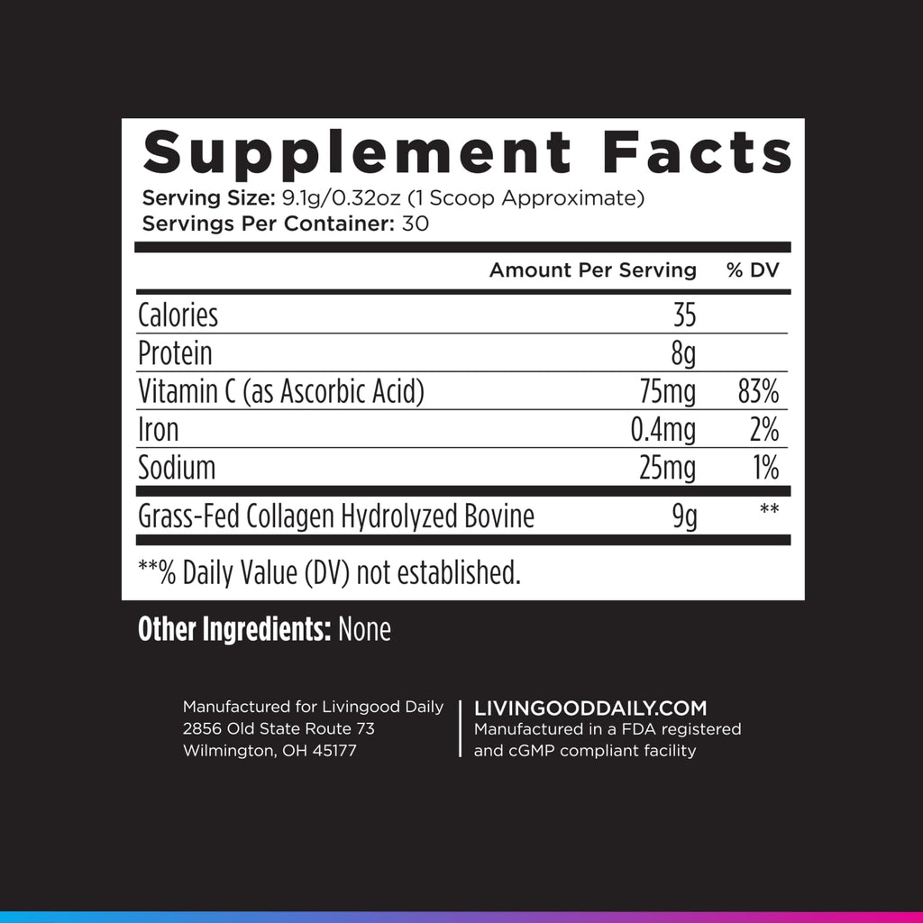 Unflavored Collagen Peptides Powder Type I & III Z23066