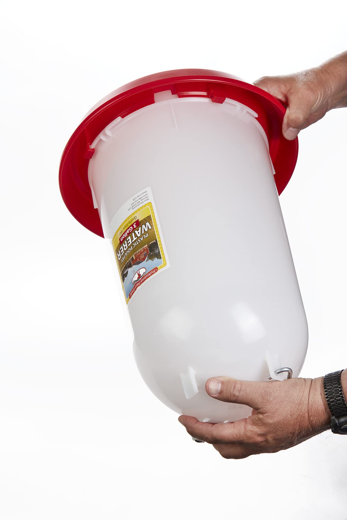 3 Gallon Plastic Poultry Waterer with Handle S22217
