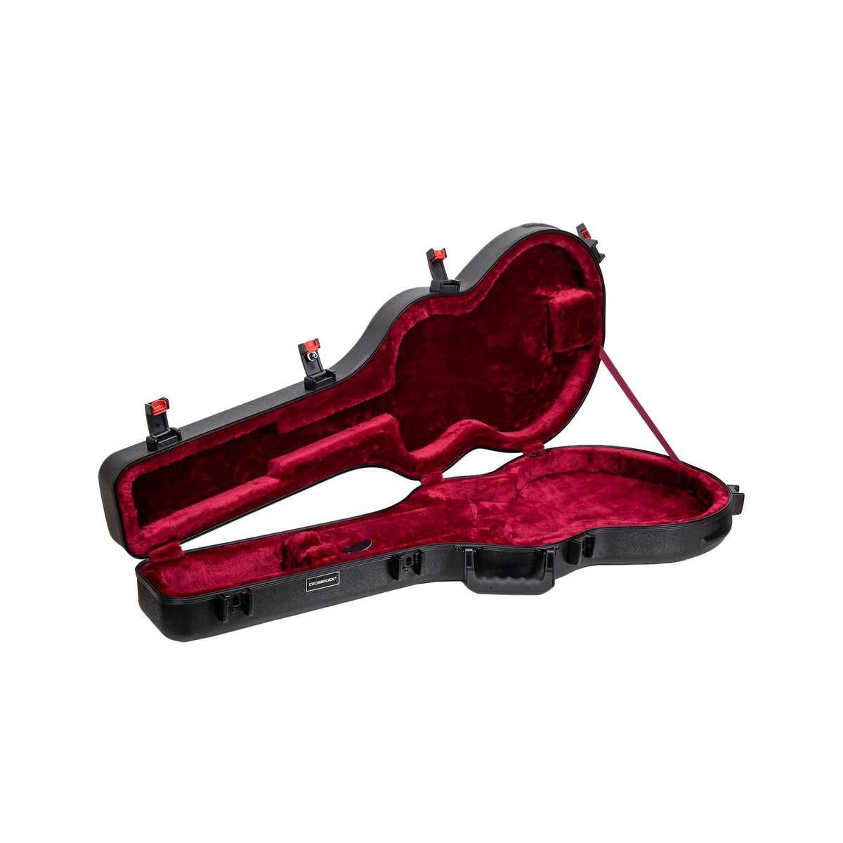 Semi-Hollow Electric Guitar Flight Case with Lock Black B50789