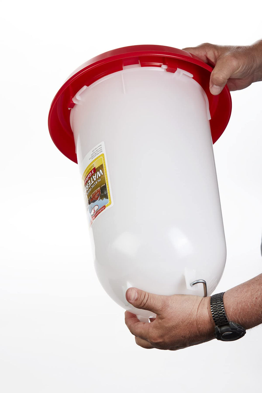 3 Gallon Plastic Poultry Waterer with Handle S22217