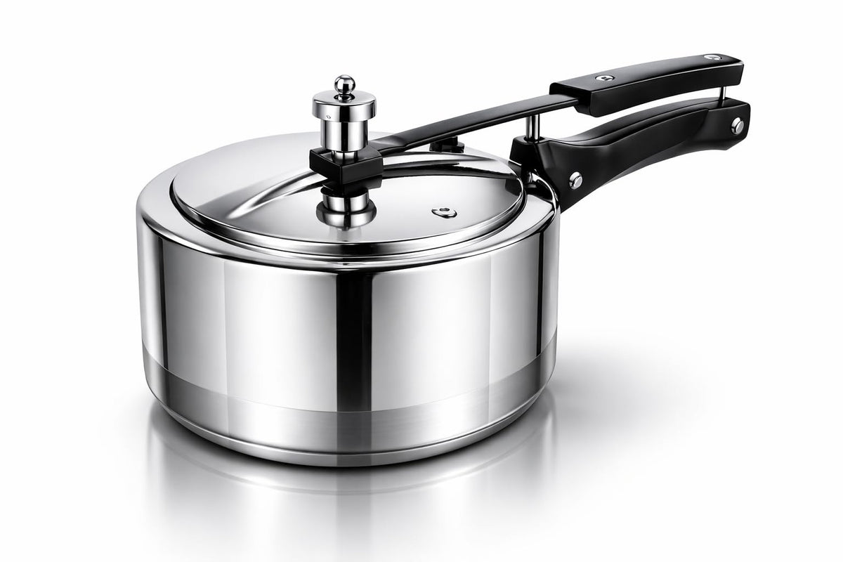 3 Litre Triply Stainless Steel Pressure Cooker V825