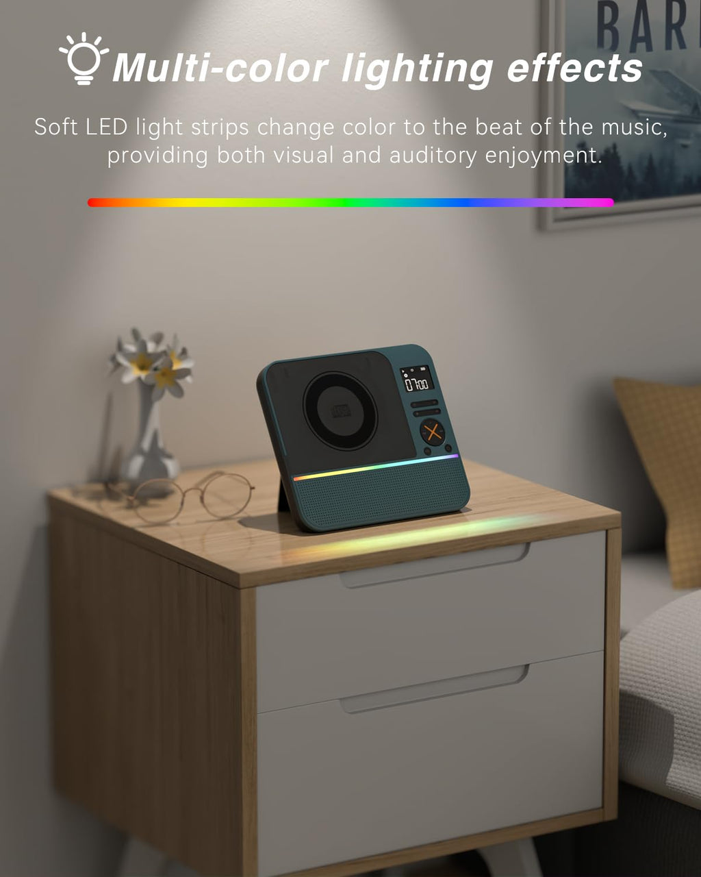 Portable CD Player with Bluetooth K480
