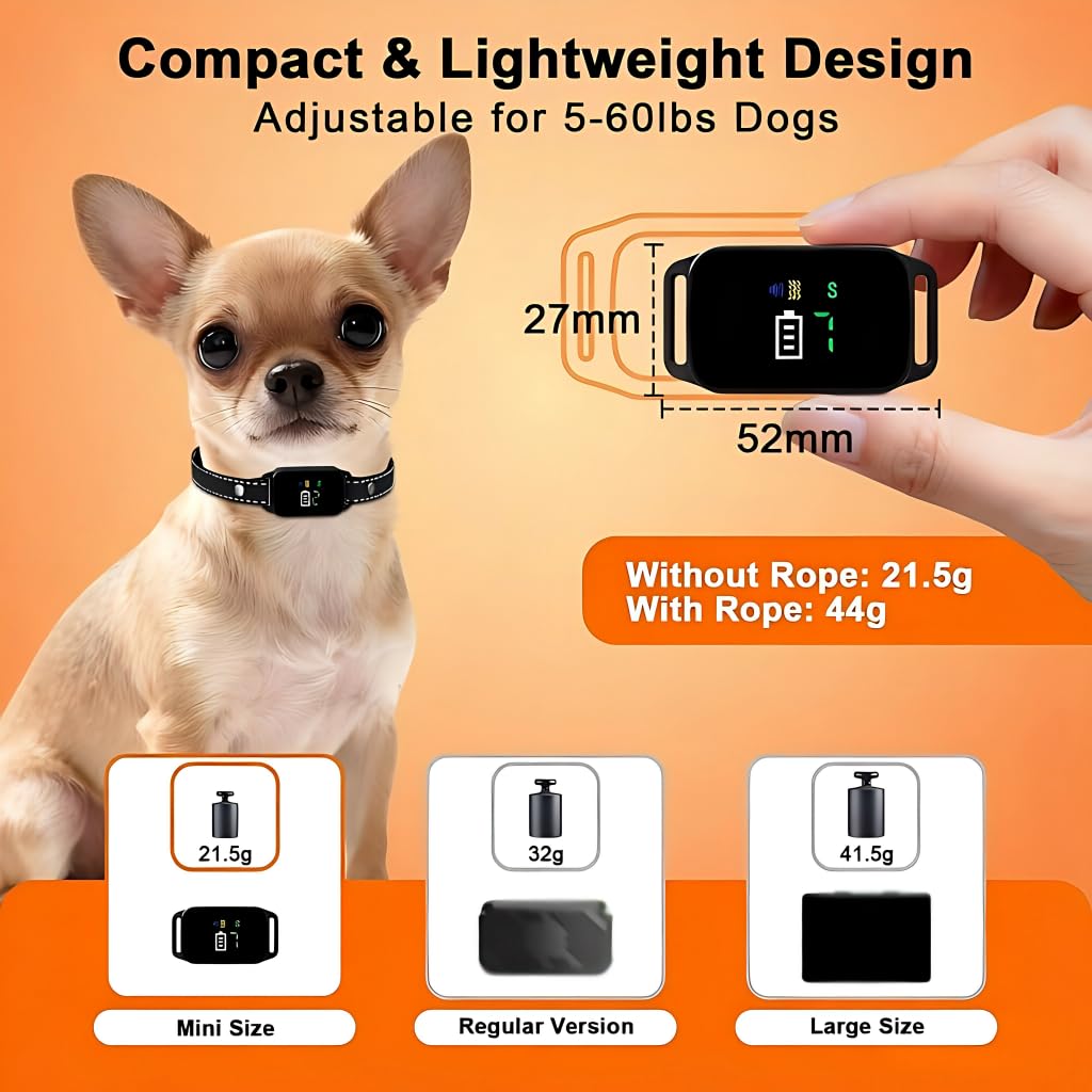 2 Pack Small Anti Barking Training Collar K329459