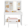 Vanity Desk with Mirror and Lights S94205