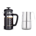 12 oz Stainless Steel French Press and Creamer Sugar Bowl Set M48998