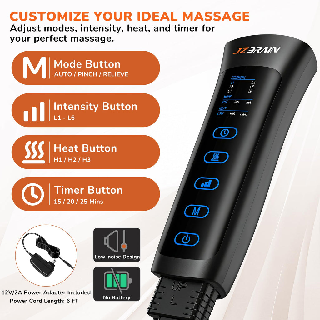 Air Compression Leg Massager with Heat L673