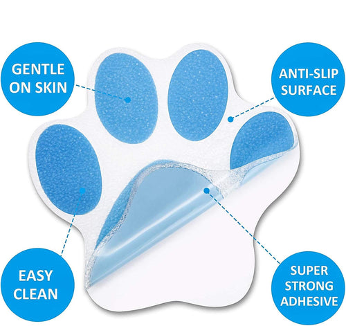 12 Pcs Non-Slip Bathtub Stickers Blue Z83783