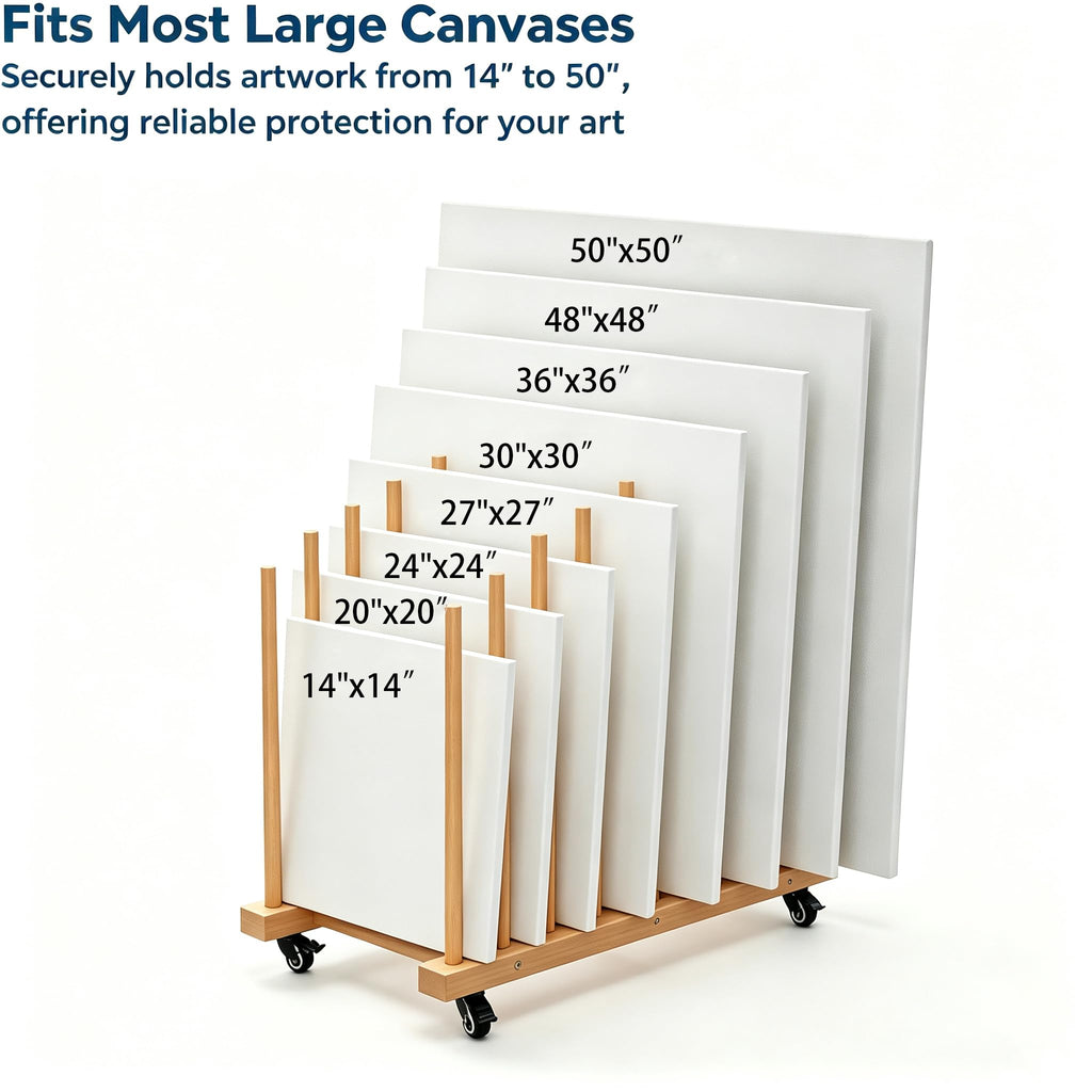 Art Storage Rack with Wheels Z2110