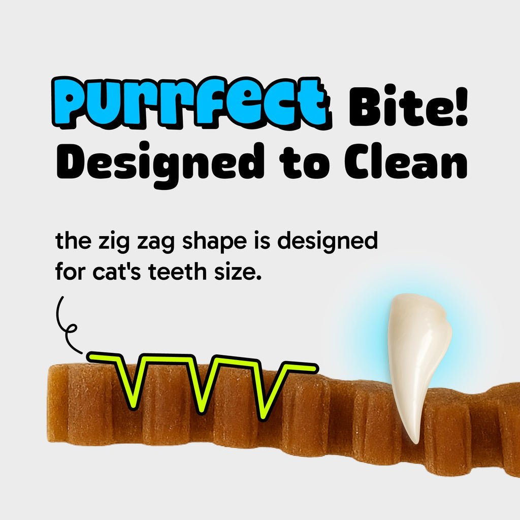 Cat Dental Chew Stick Bites Supplement with Taurine E5910