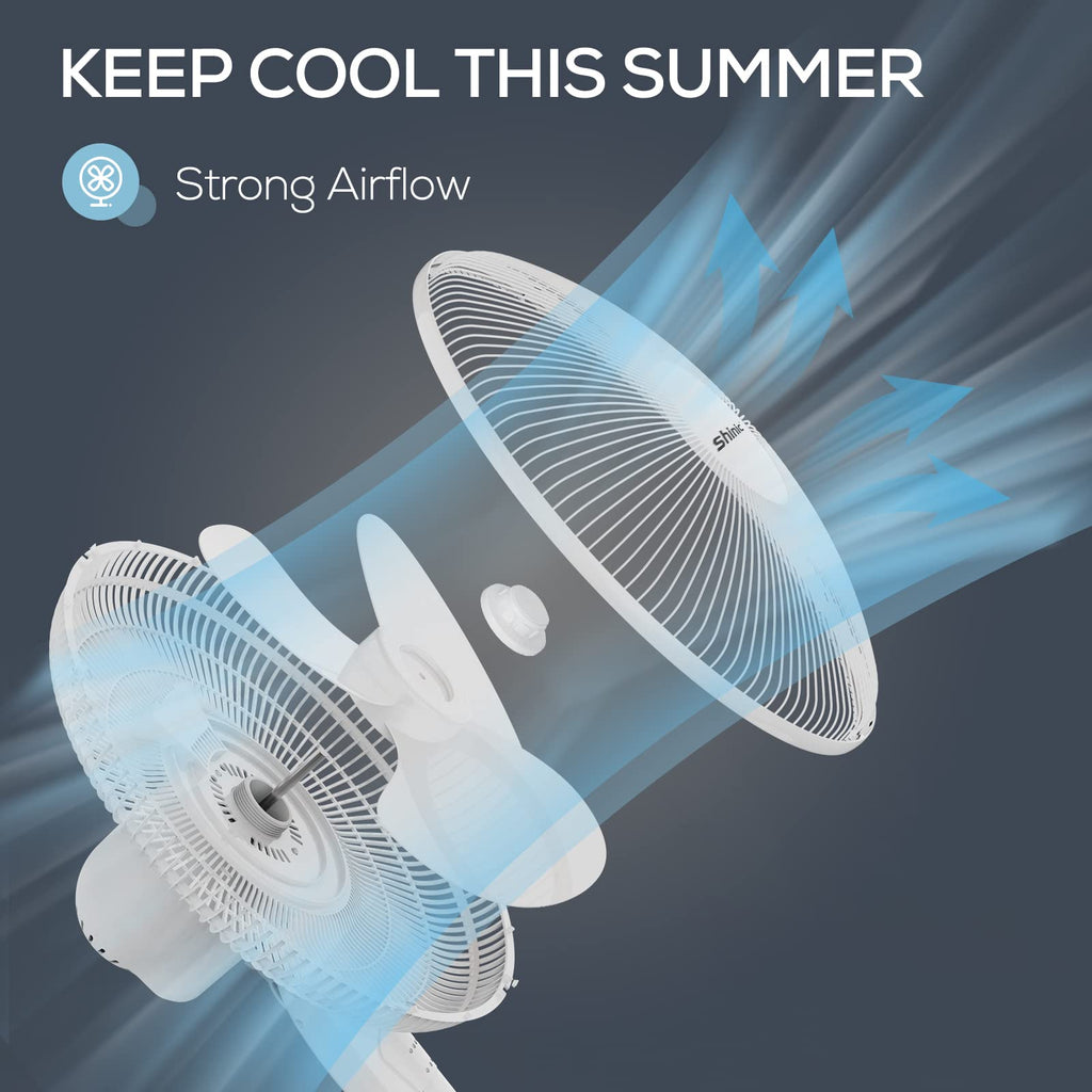 16'' Oscillating Pedestal Fan with Remote V2524
