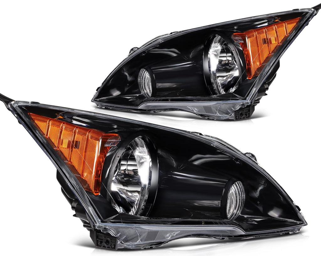 Chrome Housing Clear Corner Headlight Assembly U2459