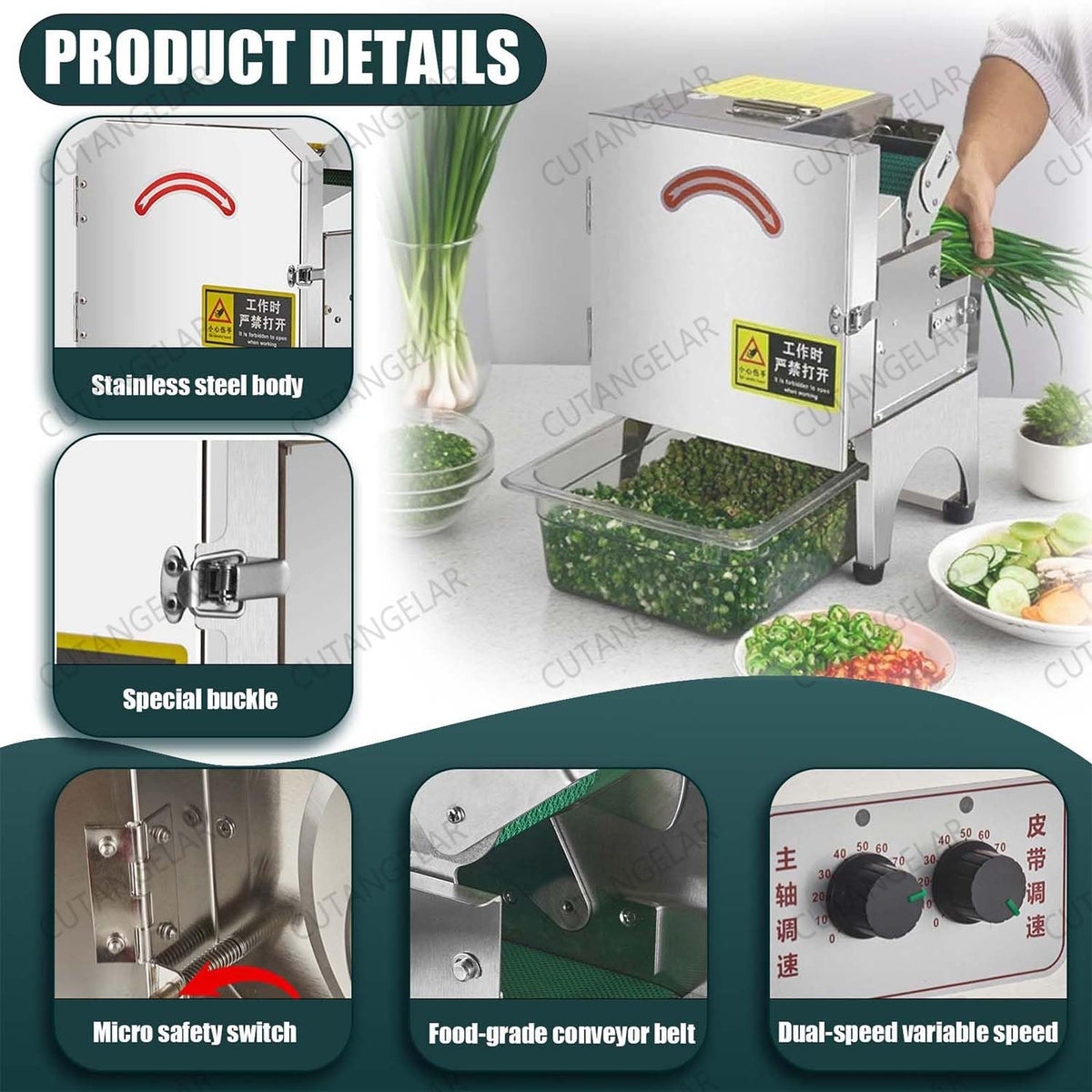 Compact Electric Vegetable Cutter R8086