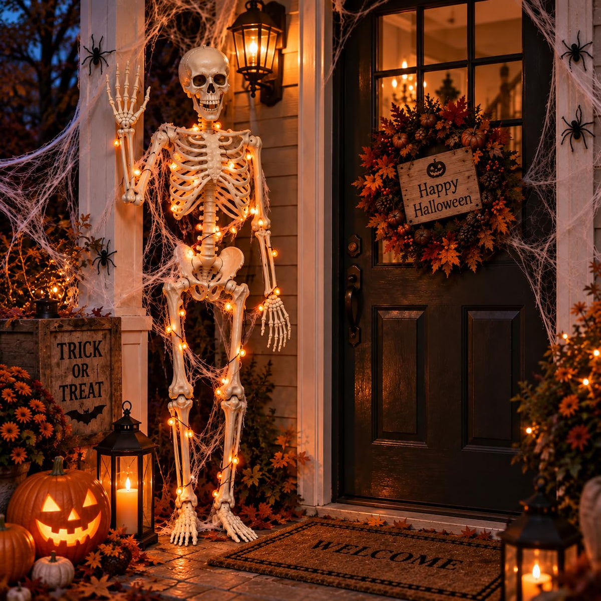 5.4 FT Poseable Skeleton B142