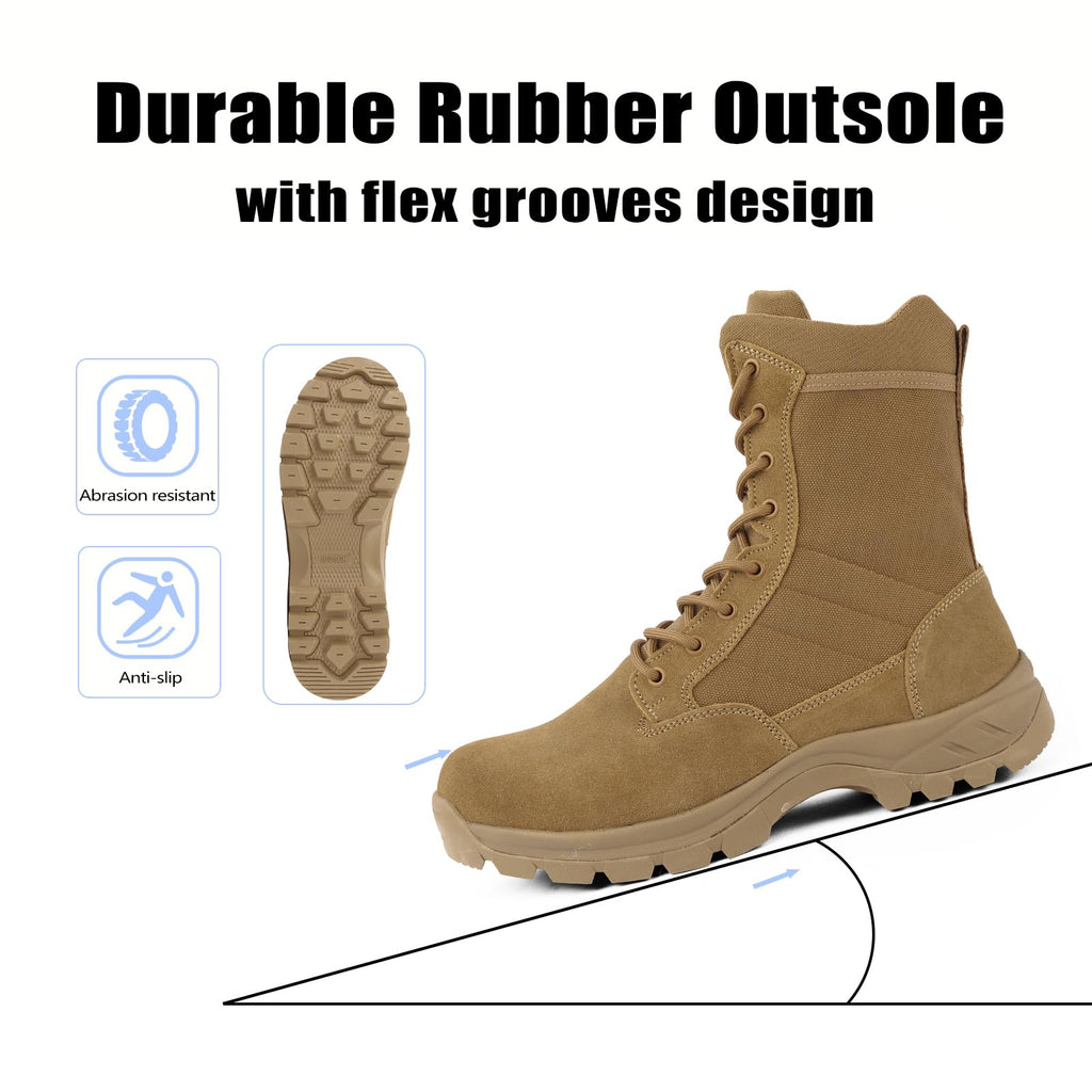 Lightweight Tactical Boots with Side Zipper M950624
