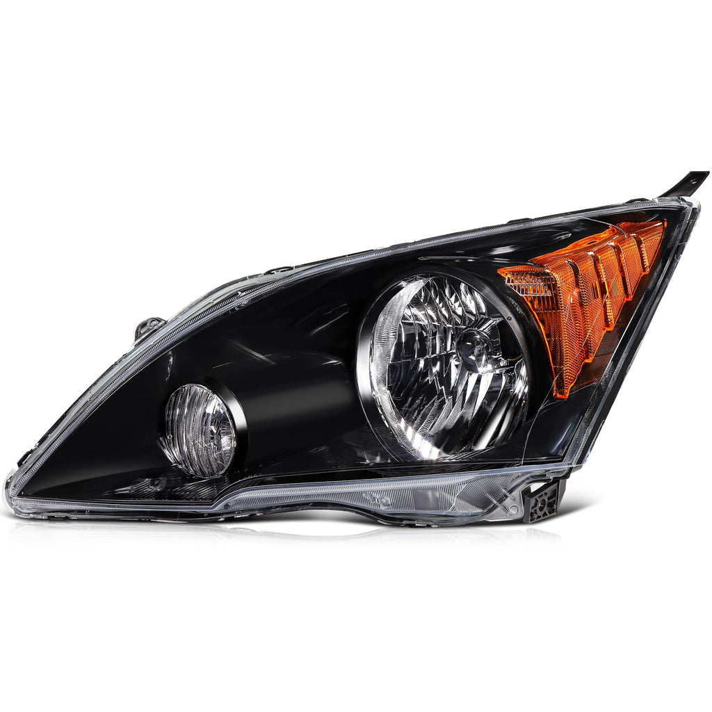Chrome Housing Clear Corner Headlight Assembly U2459