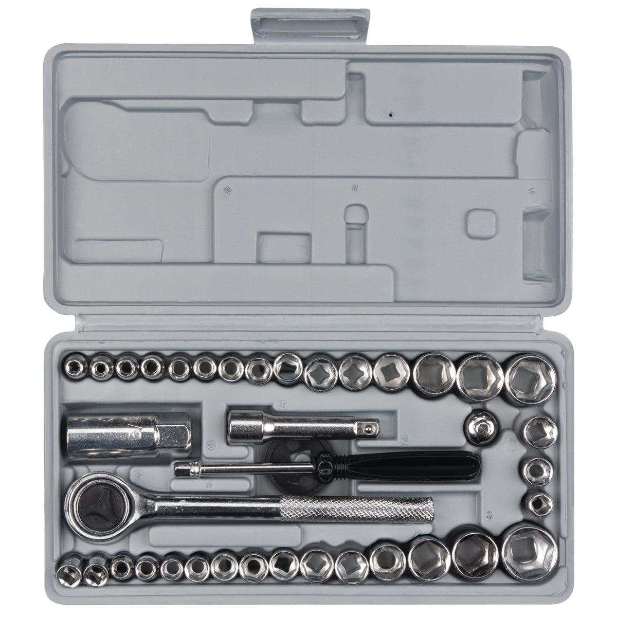 40-Piece SAE and Metric Socket Wrench Set T686