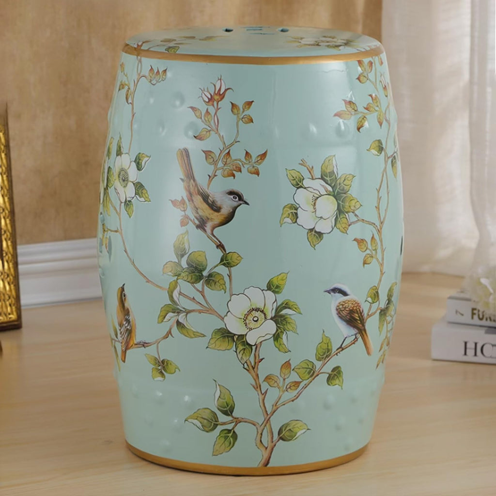 Ceramic Drum Garden Stool R110