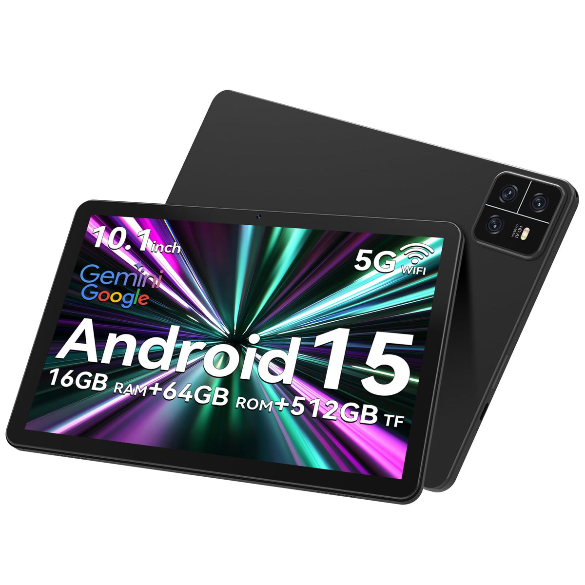 10.1 inch Android 15 Tablet Octa-Core 16GB RAM 64GB ROM A283378