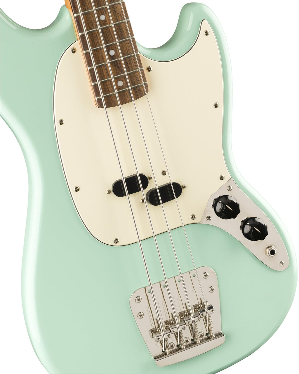 Surf Green Electric Bass Guitar with Instrument Cable, Tuner, Strap Y9858