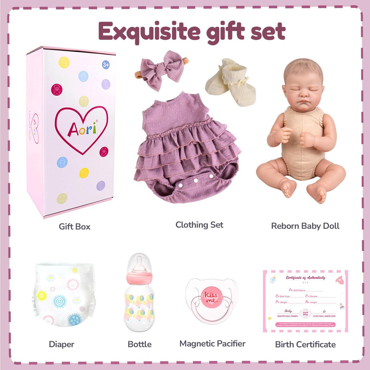 20-Inch Baby Girl Dolls M930