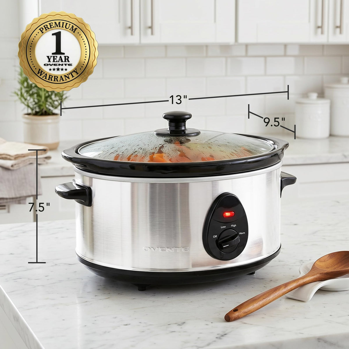 3.7 Qt Electric Slow Cooker X792