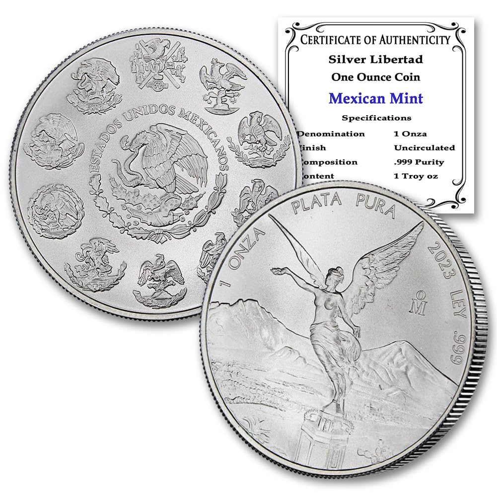 1 oz Mexican Silver Libertad BU W827