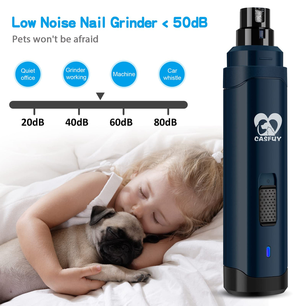2-Speed Electric Pet Nail Grinder Z7381