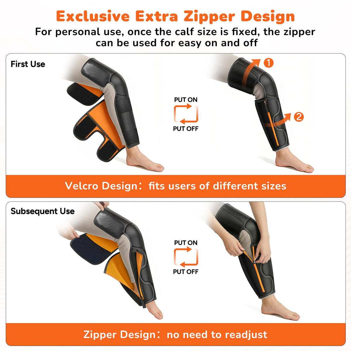 Air Compression Leg Massager with Heat L673