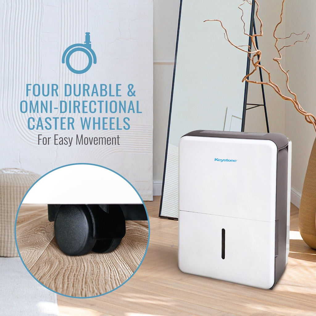 50-Pint Portable Dehumidifier with Auto-Shutoff and Timer R5077