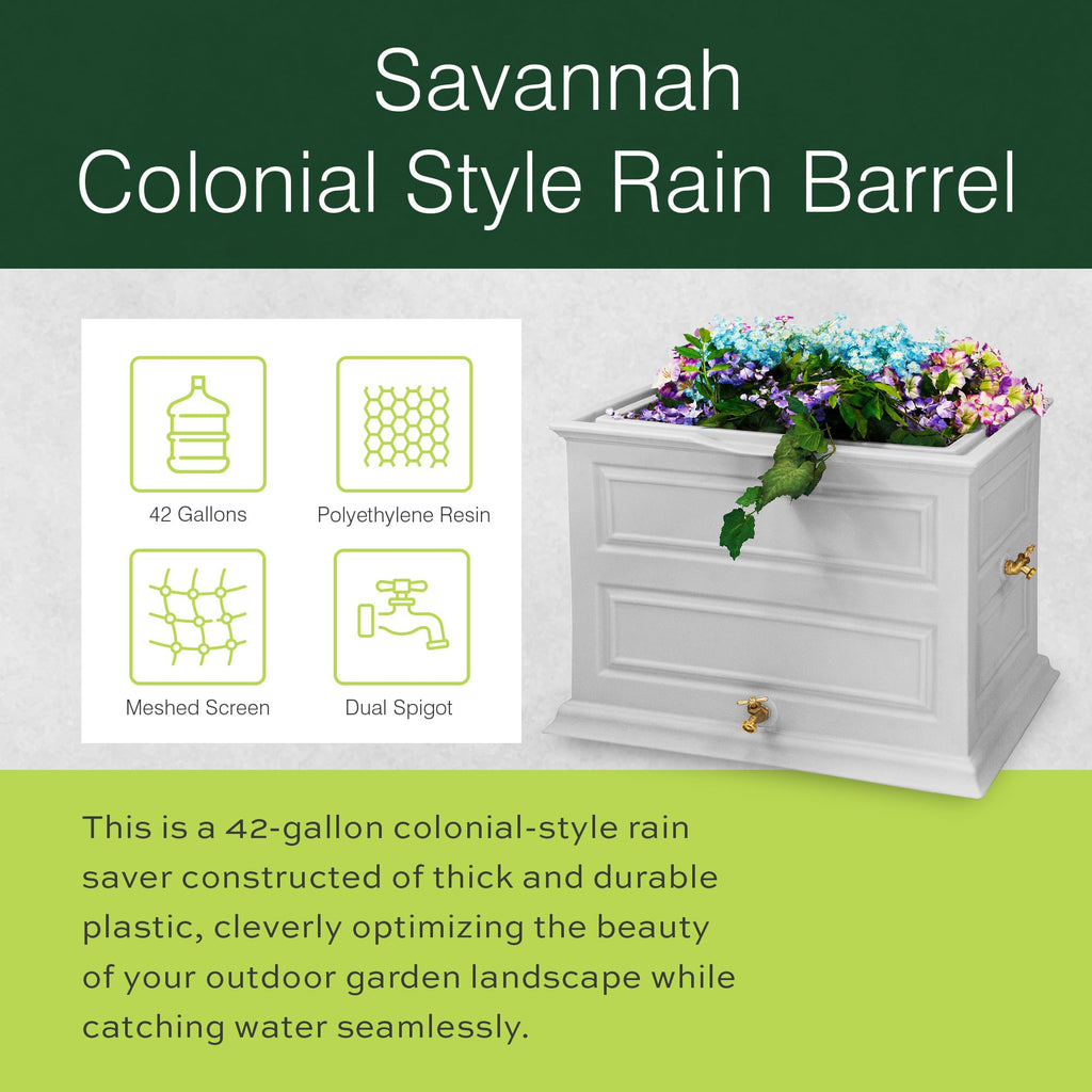 Rain Saver with Planter Top, 42 Gallon V566512