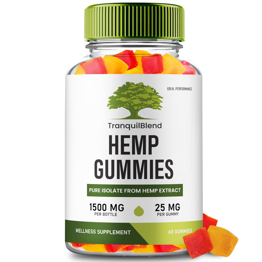 60 Gummies Hemp Gummies with Hemp Seeds Organic Extract U475595