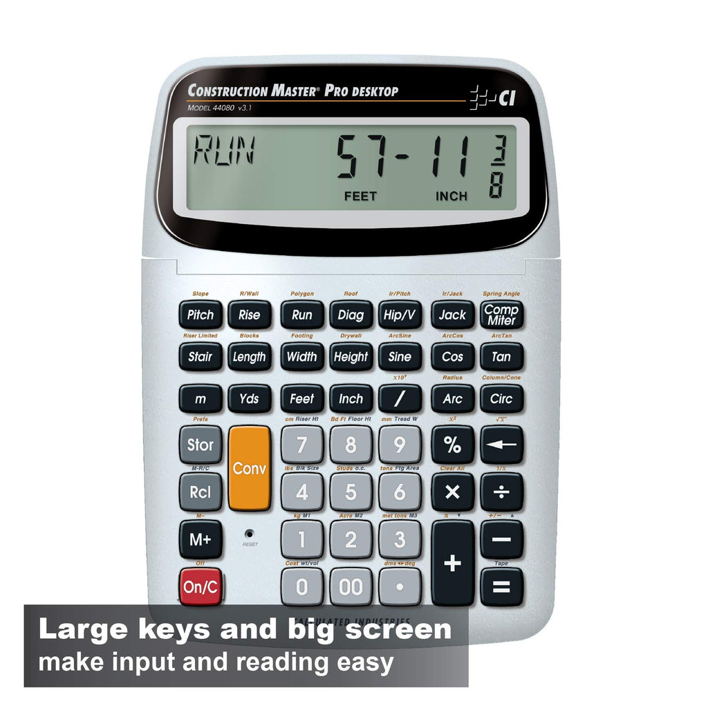 Construction Calculator with Trig Tool G2232
