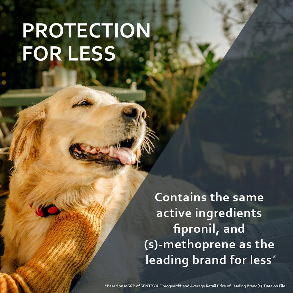 Flea & Tick Dogs 89-132 lbs Fipronil 6-Month K13415