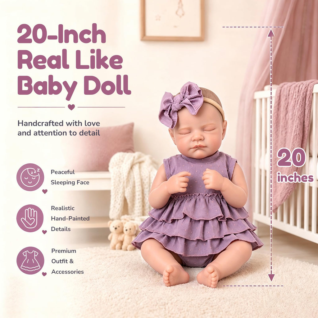 20-Inch Baby Girl Dolls M930