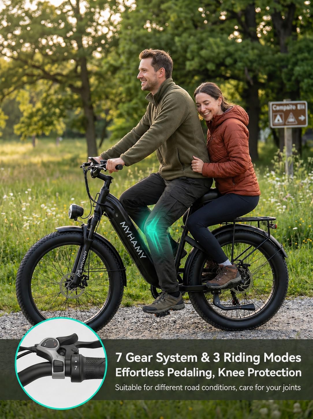 2000W Electric Bike 24 Fat Tire 48V 18Ah Step-Thru R3739