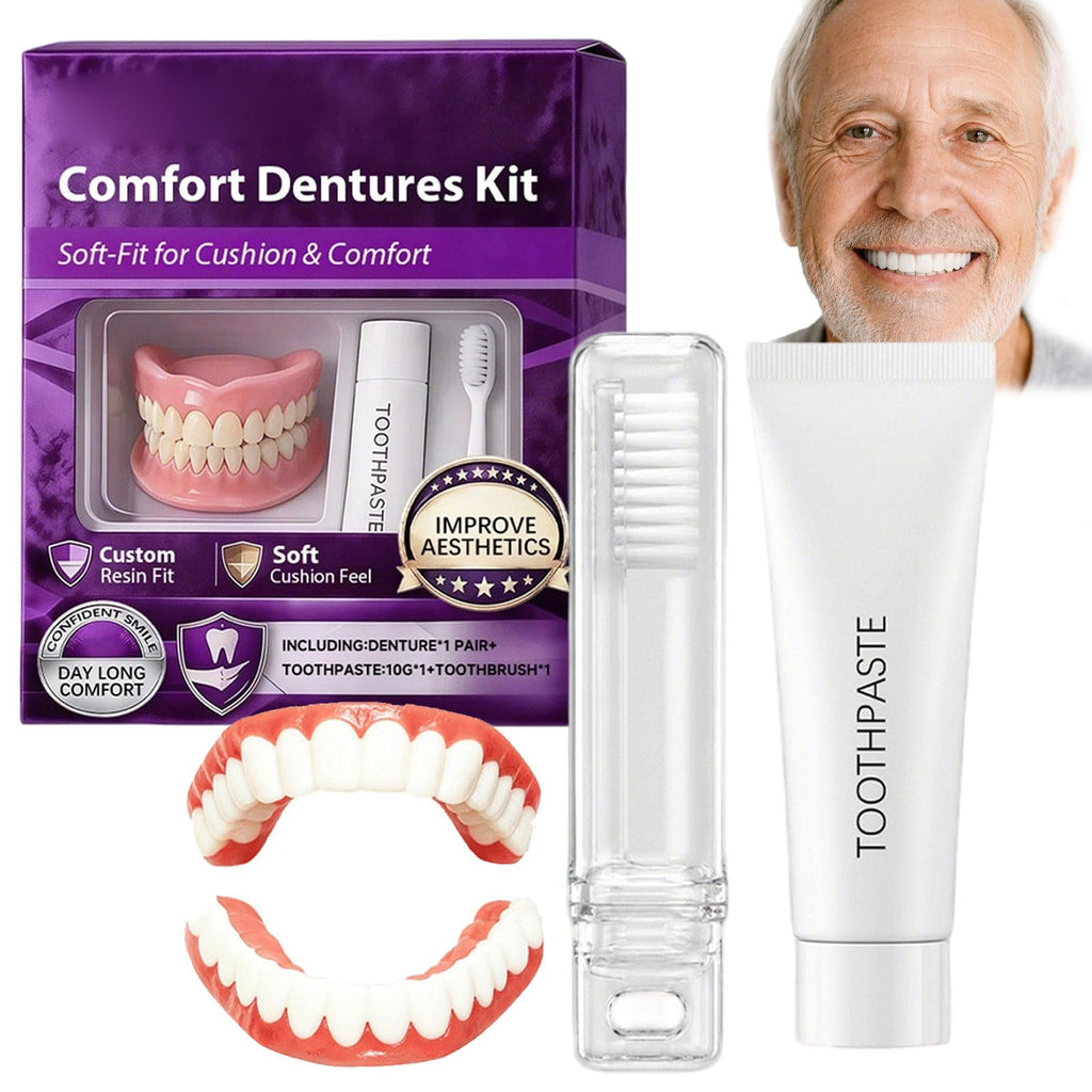 Silicone Dentures Upper & Lower Set A726