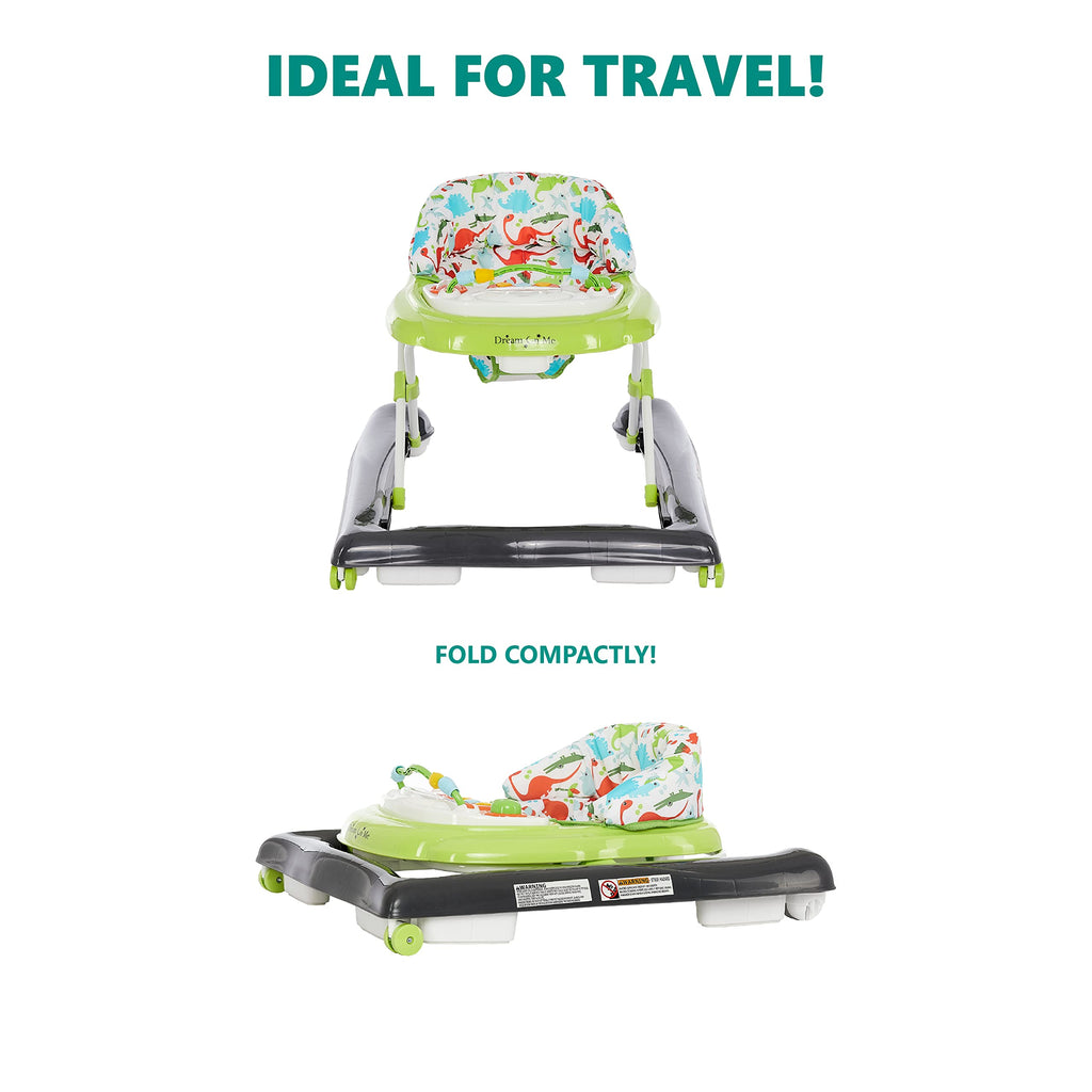 2-in-1 Convertible Baby Walker with Adjustable Seat Z104693