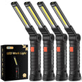 4 Pack Rechargeable Magnetic LED Work Light A26517
