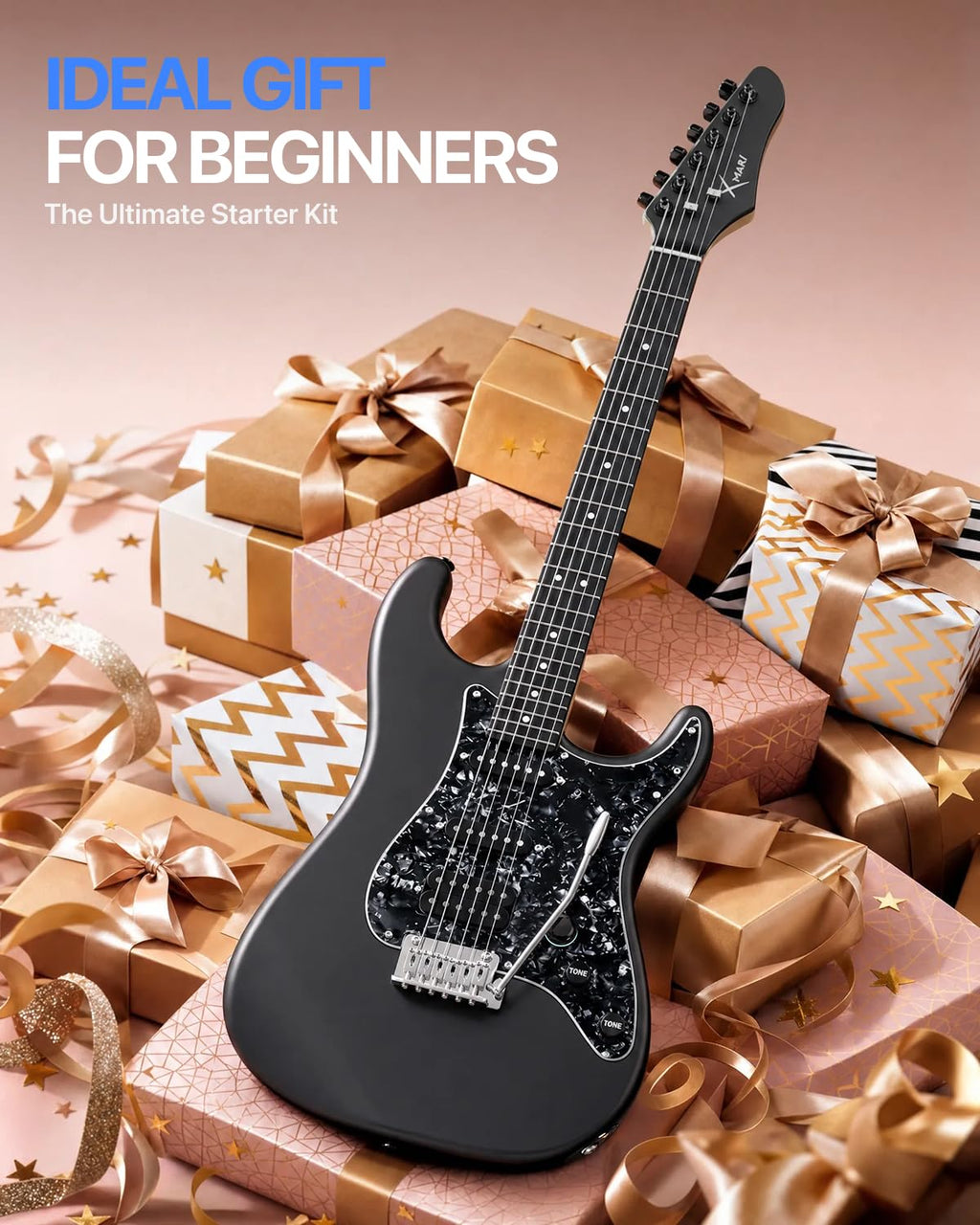 39" Smart Electric Guitar with Built-in 4 Effects S4466