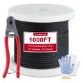 Black 1/8in T316 Stainless Steel Wire Rope T89936